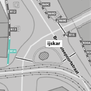 Standplaats R14 op zaterdag