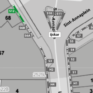 Standplaats S12 op zaterdag